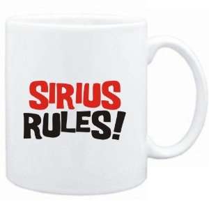  Mug White  Sirius rules!  Male Names: Sports & Outdoors