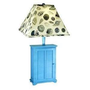  Judith Edwards Designs 1670BL Blue Shutter Lamp