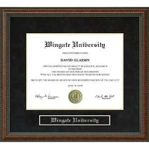  Wingate University Diploma Frame