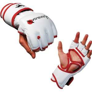  Hayabusa 4 oz. Pro MMA Gloves, WH, S/M