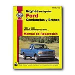 Haynes Ford Camionetas and Bronco (80   94) Spanish Repair Manual
