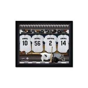   : Framed MLB Locker Room Print   Chicago White Sox: Sports & Outdoors