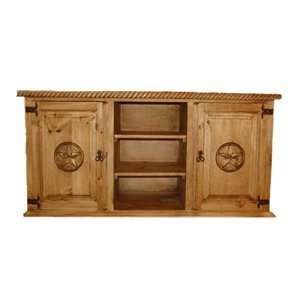  Million Dollar 09 13D TX ROPE TV Star TV Stand, Rustic 