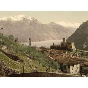     Tenno and Mont Baldo Lake Garda Italy 24 X 18.5 