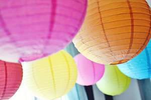   17 Chinese PAPER lantern round ball globe Outdoor asian Wedding party