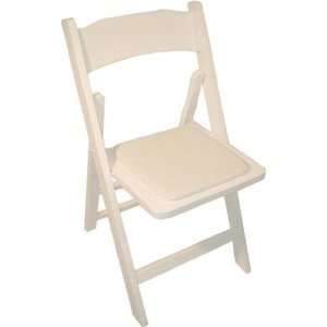 Comfort Series White Wood Folding Chair: Everything Else