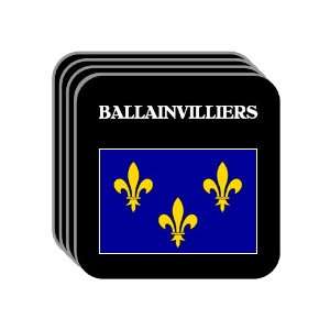  Ile de France   BALLAINVILLIERS Set of 4 Mini Mousepad 