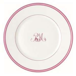  Raynaud Tropic Monogram Pink Salad Bowl 10 in