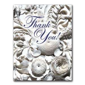  English Trompe Loeil   Box Set of 12 Thank You Greeting 