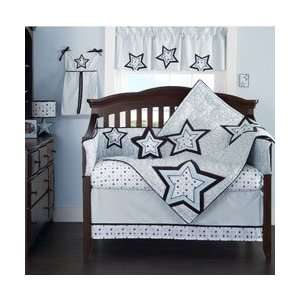  Modern Star 4 Piece Crib Bedding Set: Baby