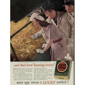   works  1940 Lucky Strike Cigarette Ad, A2844A 