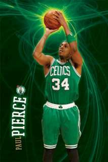 PAUL PIERCE POSTER ~ SHOOTING 22x34 Boston Celtcis Basketball 5484 NBA 