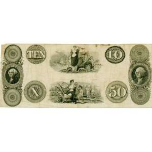  Early Obsolete Bank Note Salesmans Sample   R6 