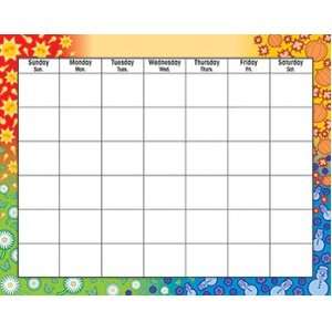 Wipe Off Chart: Four Seasons Monthly Calendar; 22 x 28; no 