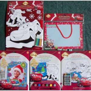    Disneys Cars Christmas Art/Craft Set (5 Kits in All) Toys & Games