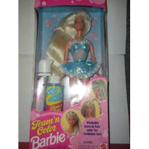  Foam n Color Barbie   Blue (Bath Fun): Toys & Games
