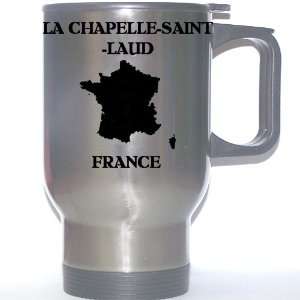  France   LA CHAPELLE SAINT LAUD Stainless Steel Mug 