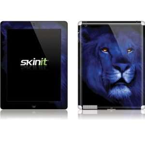  Glowing Eyes Blue Lion skin for Apple iPad 2