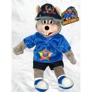  12 Chuck E. Cheese Mouse Plush W/denim Hat, Shorts and 