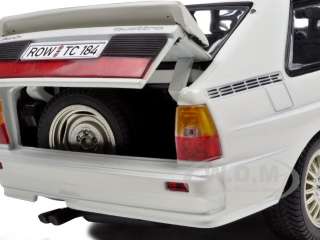   car of 1981 Audi Quattro White die cast model car by Sunstar. Item