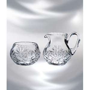  Majestic Crystal Cream and Sugar Set: Kitchen & Dining