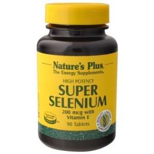  Natures Plus   Super Selenium, 200 mcg, 90 tablets 