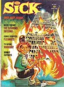 Sick Magazine August 1975 The Souring Inferno Parody  