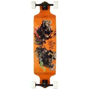   37 Longboard Skateboard DECK ONLY With Grip Tape: Sports & Outdoors