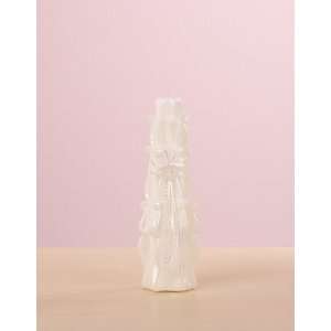  White Carved Krystal Heart Unity Candle: Home & Kitchen