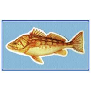 Trident Calico Bass Fish Decal 