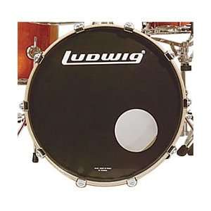  Front Bass Drum Heads With Port 20 inch: Musical 