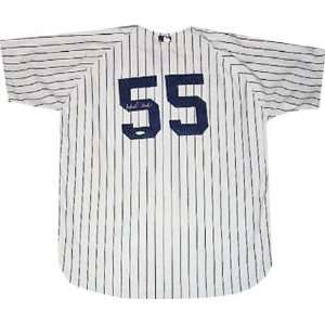   Autographed Rawlings Authentic Pinstripe Jersey: Sports & Outdoors