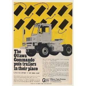   Commando Terminal Tractor Truck Print Ad (46867)