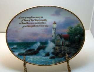 Beacon of Hope By: Thomas Kinkade Collectors Plate  