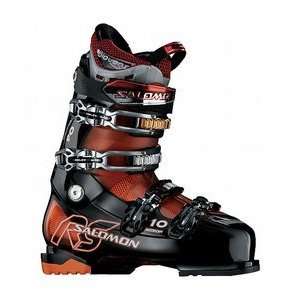  Salomon Mission RS 10 Ski Boots Black/Orange Tran: Sports 