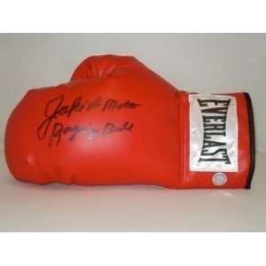  JAKE LAMOTTA Signed Everlast Boxing Glove Raging Bull 