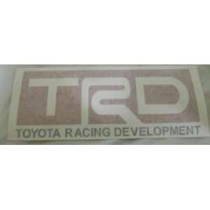  TRD Toyota Racing Decal Sticker (new) black/red X2: Home 
