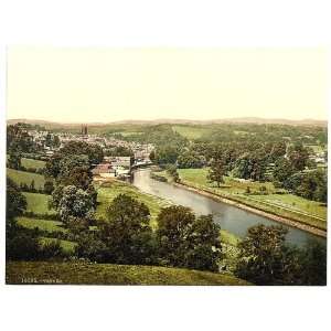    Photochrom Reprint of General view, Totnes, England