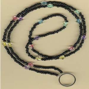  Beaded Lanyards Black Multi