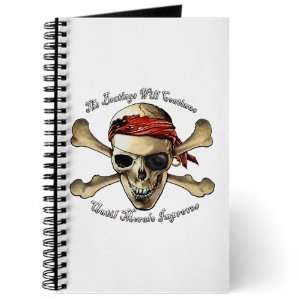  Journal (Diary) with Pirate Beatings Will Continue Until 