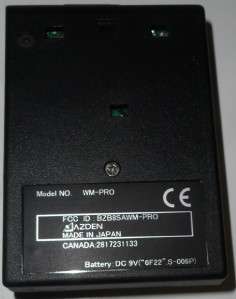 Used Azden WM Pro Wireless Transmitter Unit w/ Mic F2170.245 MHz Nice 