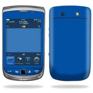   Decal for AT&T Blackberry Torch Glossy Blue: Cell Phones & Accessories
