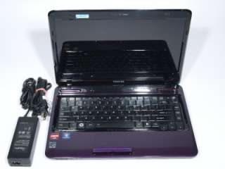 Toshiba Satellite L645D Laptop Computer, Purple Windows 7, WEB CAM 