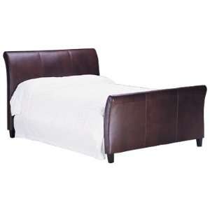   Or Designer Style Leather Headboard & Footboard w/ Metal Bed Frame