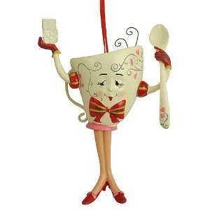  Diva Coffee Lady With Sugar Cubes Christmas Ornament: Home 