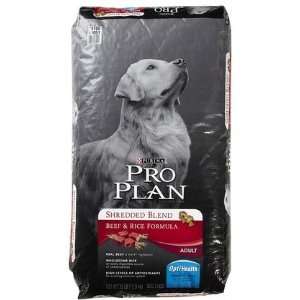 Purina Pro Plan Shredded Blend   Beed & Rice   35 lbs (Quantity of 1)