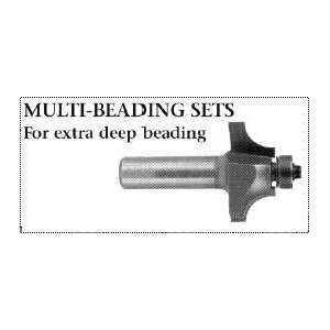    3/8r Carbide Tipped Router Bit Mutli Beed Set: Home Improvement