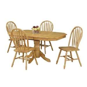   Base Table 5 Piece Dining Set by Sunset Trading: Furniture & Decor