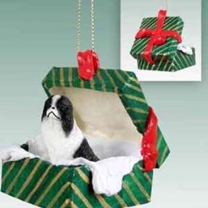  Japanese Chin in a Box Christmas Ornament