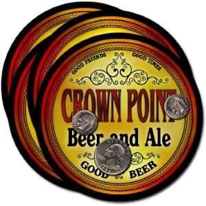  Crown Point, NY Beer & Ale Coasters   4pk 